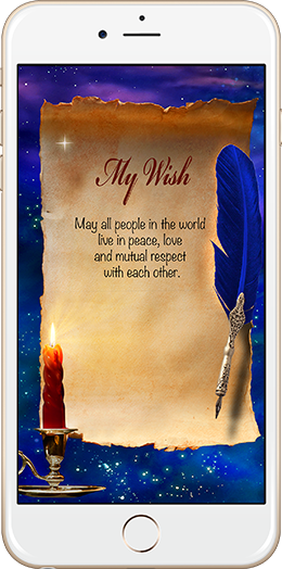 Wish list screen
